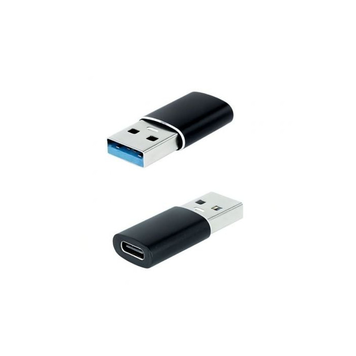 Adaptador USB 3.1 Nanocable 10.02.0012/ USB Macho - USB Tipo-C Hembra | USB