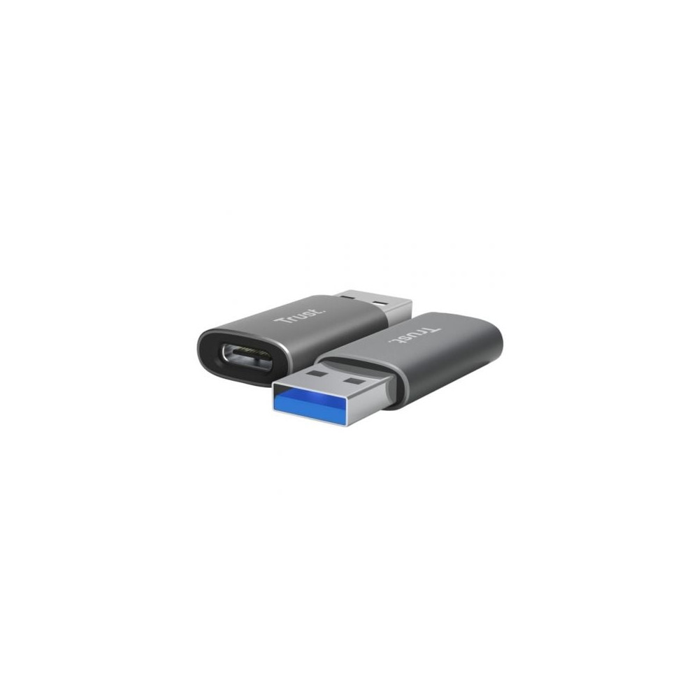 Adaptador USB 3.2 GEN2 Trust Calyx / USB Tipo-C Hembra - USB Macho | USB