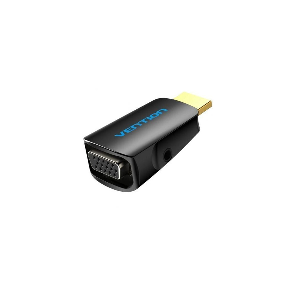 Adaptador Conversor Vention AIDB0/ HDMI Macho a VGA Hembra/ Audio Jack 3.5mm | HDMI