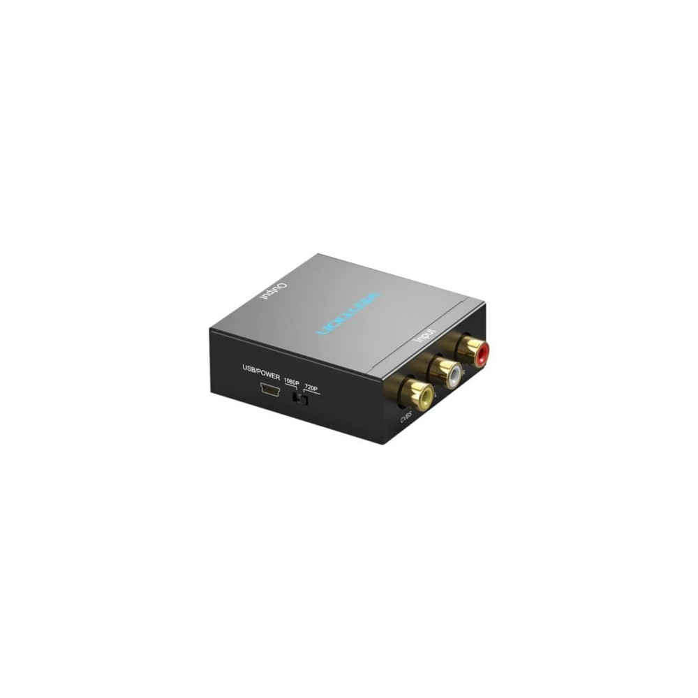 Convertidor RCA a HDMI Vention AEFB0/ RCA Hembra - HDMI Hembra - MiniUSB Hembra | HDMI
