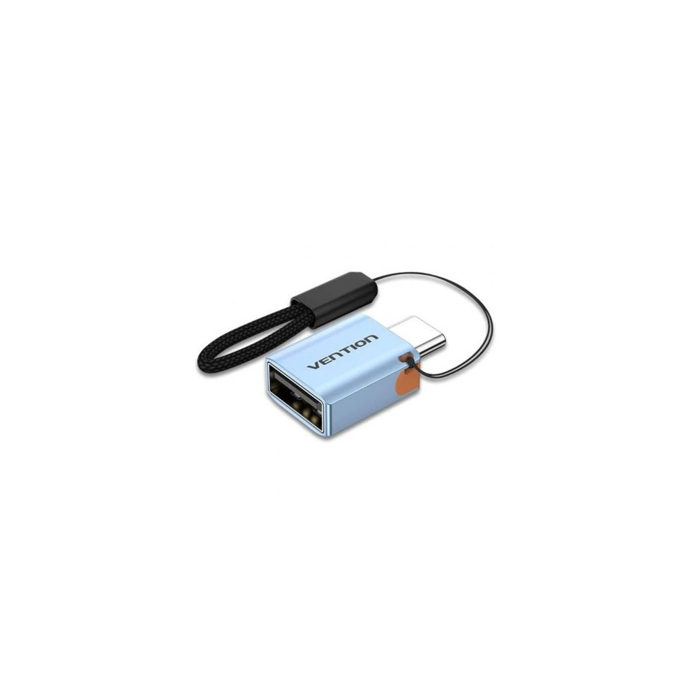 Adaptador OTG USB 3.1 Vention CUBH0/ USB Tipo-C Macho - USB Hembra/ Azul | USB