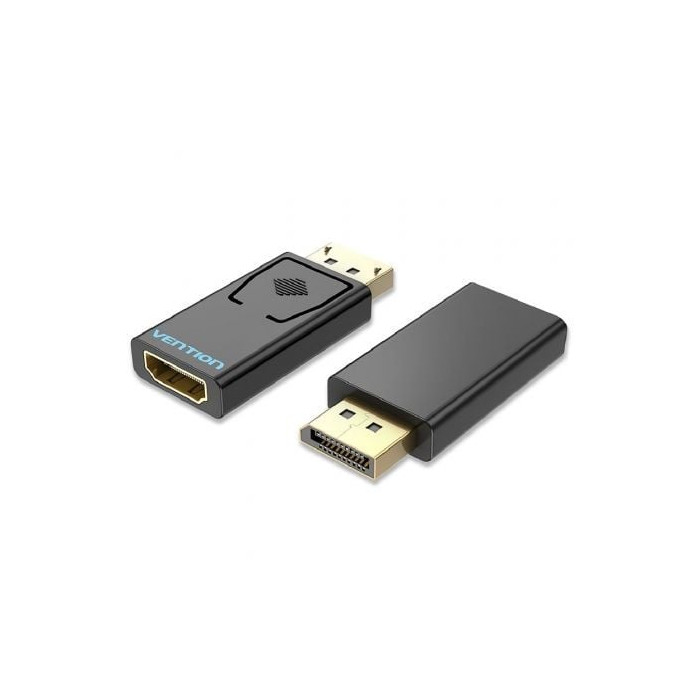 Adaptador Vention HBKB0/ DisplayPort Macho - HDMI Hembra | VGA/DVI/DisplayPort