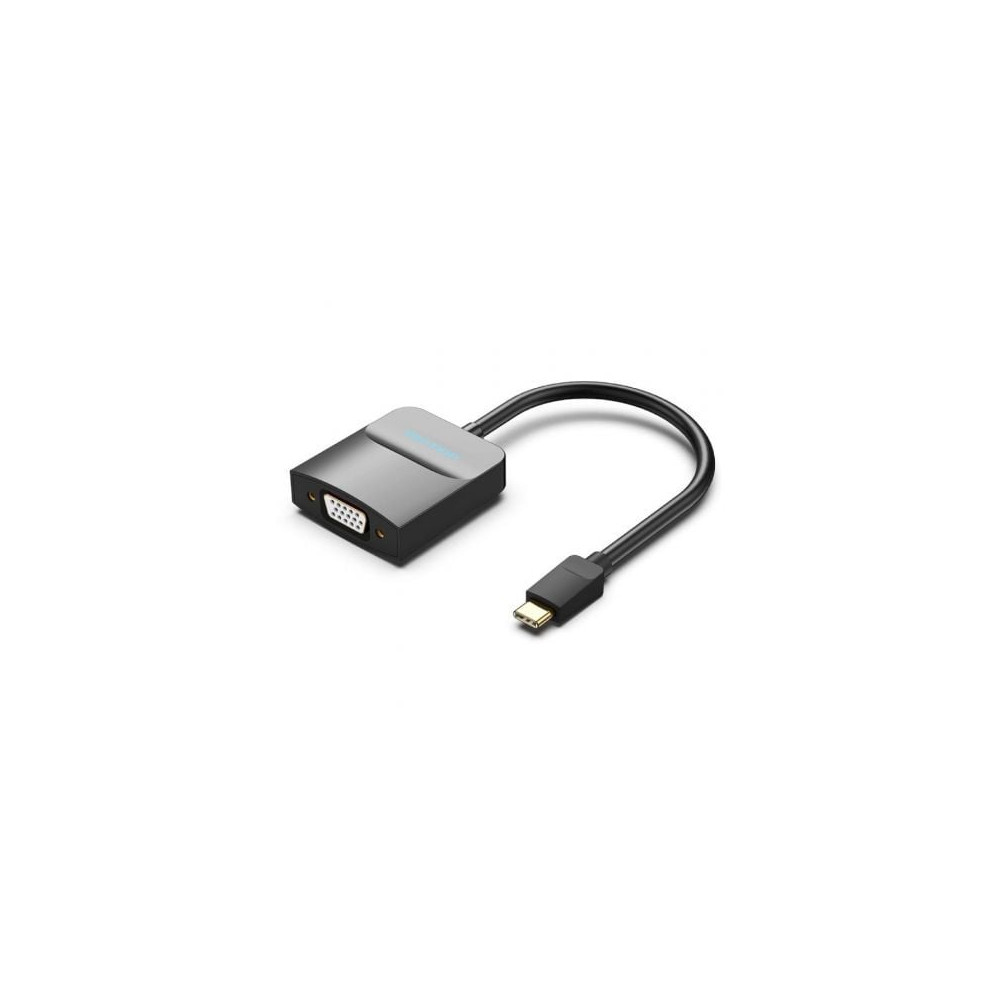 Adaptador USB Tipo-C Vention TDDBB/ USB Tipo-C Macho - VGA Hembra | HDMI