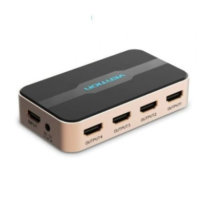 Duplicador HDMI Vention ACCG0-EU/ 4x HDMI Hembra - HDMI Macho | HDMI