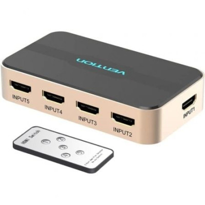 Duplicador HDMI Vention ACDG0/ 5x HDMI Hembra - HDMI Macho | HDMI