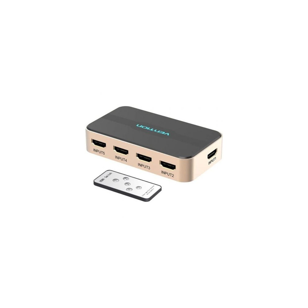Duplicador HDMI Vention ACDG0/ 5x HDMI Hembra - HDMI Macho | HDMI