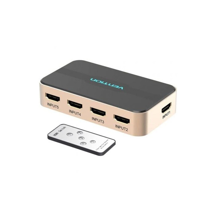 Duplicador HDMI Vention ACDG0/ 5x HDMI Hembra - HDMI Macho | HDMI