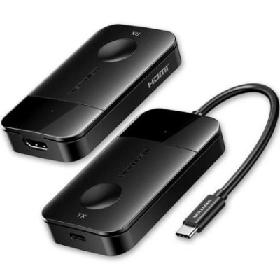 Adaptador/Transmisor de vídeo inalámbrico USB Tipo-C - HDMI Vention ADOBB/ 60W | Vídeo Inalámbrico