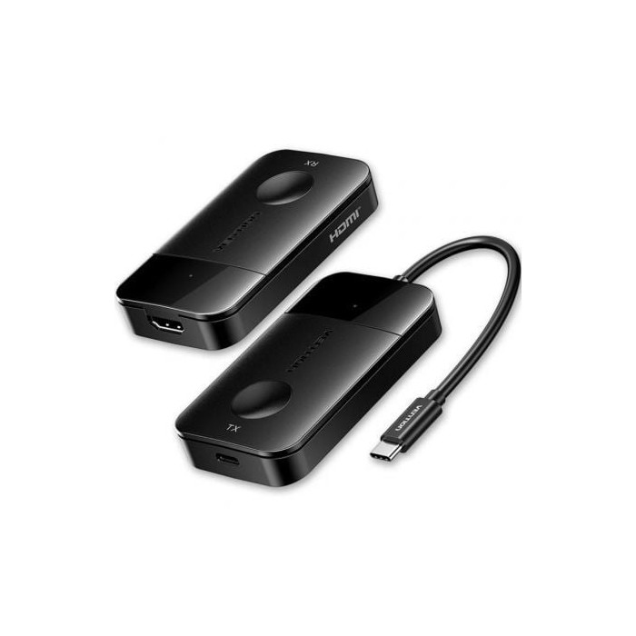 Adaptador/Transmisor de vídeo inalámbrico USB Tipo-C - HDMI Vention ADOBB/ 60W | Vídeo Inalámbrico