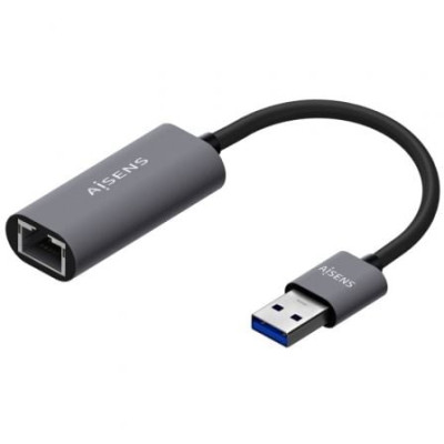 Adaptador USB 3.0 - RJ45 Aisens A106-0708/ 1000Mbps | USB
