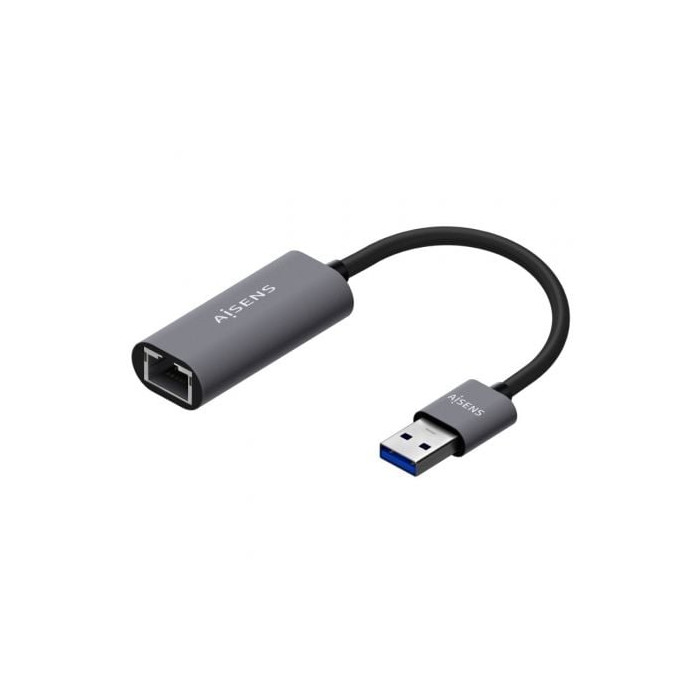 Adaptador USB 3.0 - RJ45 Aisens A106-0708/ 1000Mbps | USB