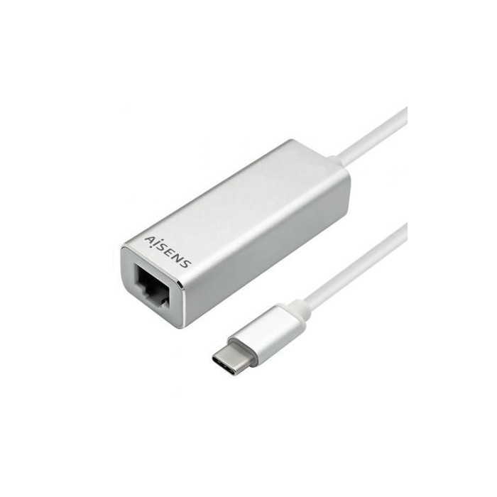 Adaptador USB Tipo-C - RJ45 Aisens A109-0341/ 1000Mbps | USB