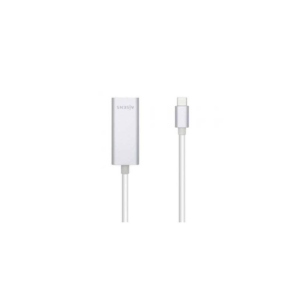 Adaptador USB Tipo-C - RJ45 Aisens A109-0505/ 1000Mbps | USB