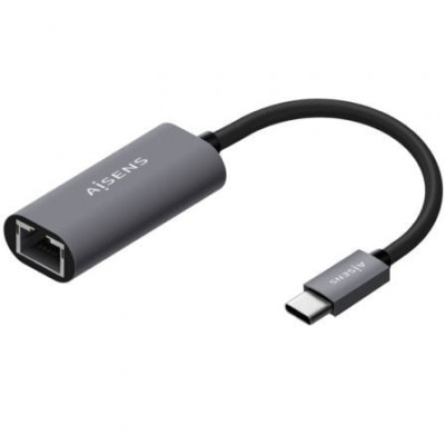 Adaptador USB Tipo-C - RJ45 Aisens A109-0709/ 1000Mbps | USB