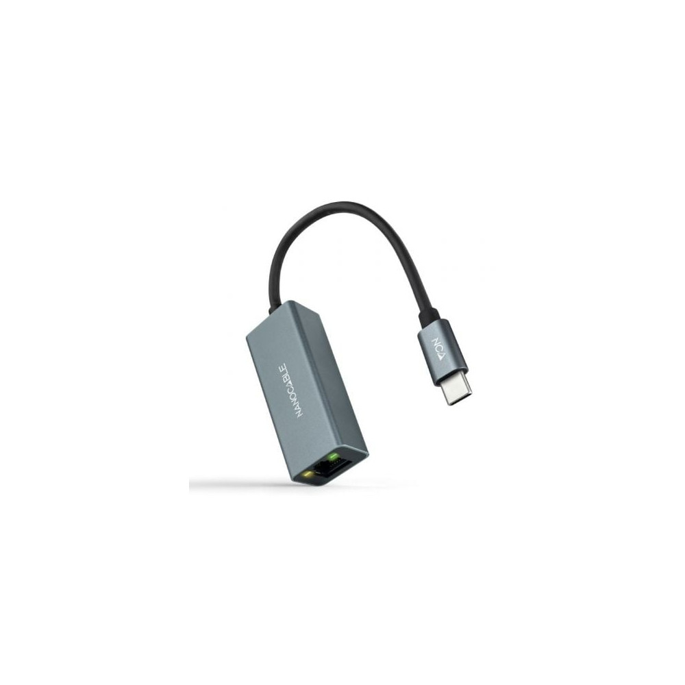 Adaptador Tipo-C - RJ45 Nanocable 10.03.0406/ 1000Mbps | USB