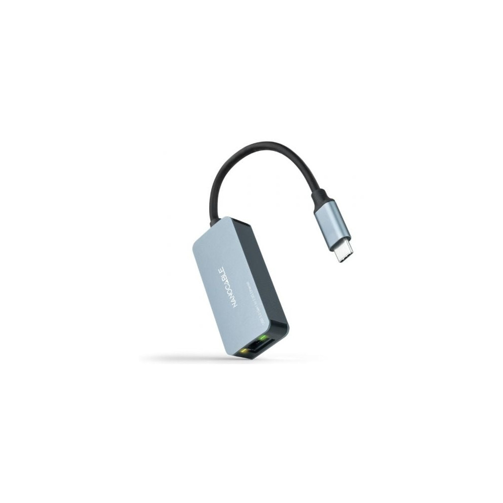Adaptador USB Tipo-C - RJ45 Nanocable 10.03.0410/ 2500Mbps | USB