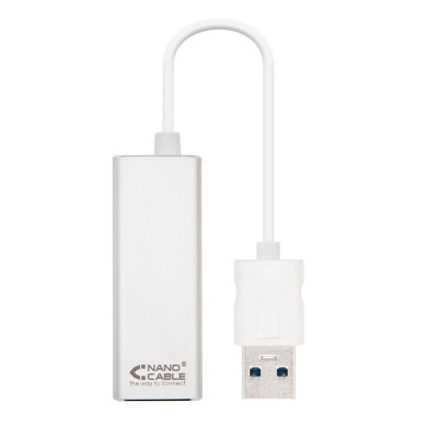 Adaptador USB 3.0 - RJ45 Nanocable 10.03.0401/ 1000Mbps | USB