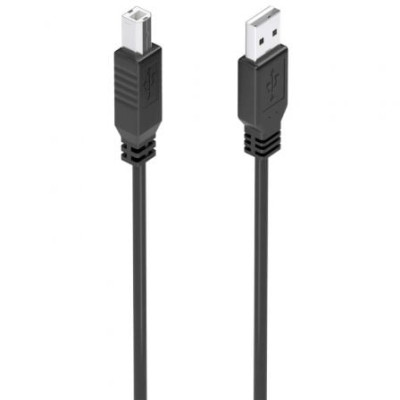 Cable Alargador USB 2.0 con Amplificador Aisens A101-0881/ USB Macho - USB Tipo-B Macho/ 10m/ Negro | USB
