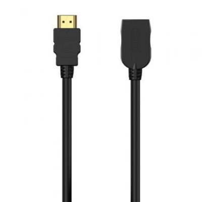 Cable Alargador HDMI Aisens A120-0546/ HDMI Macho - HDMI Hembra/ Hasta 10W/ 2250Mbps/ 3m/ Negro | HDMI