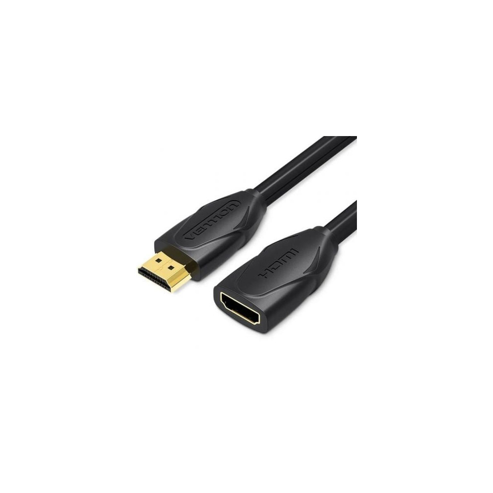 Cable Alargador HDMI Vention VAA-B06-B300/ HDMI Macho - HDMI Hembra/ 3m/ Negro | HDMI