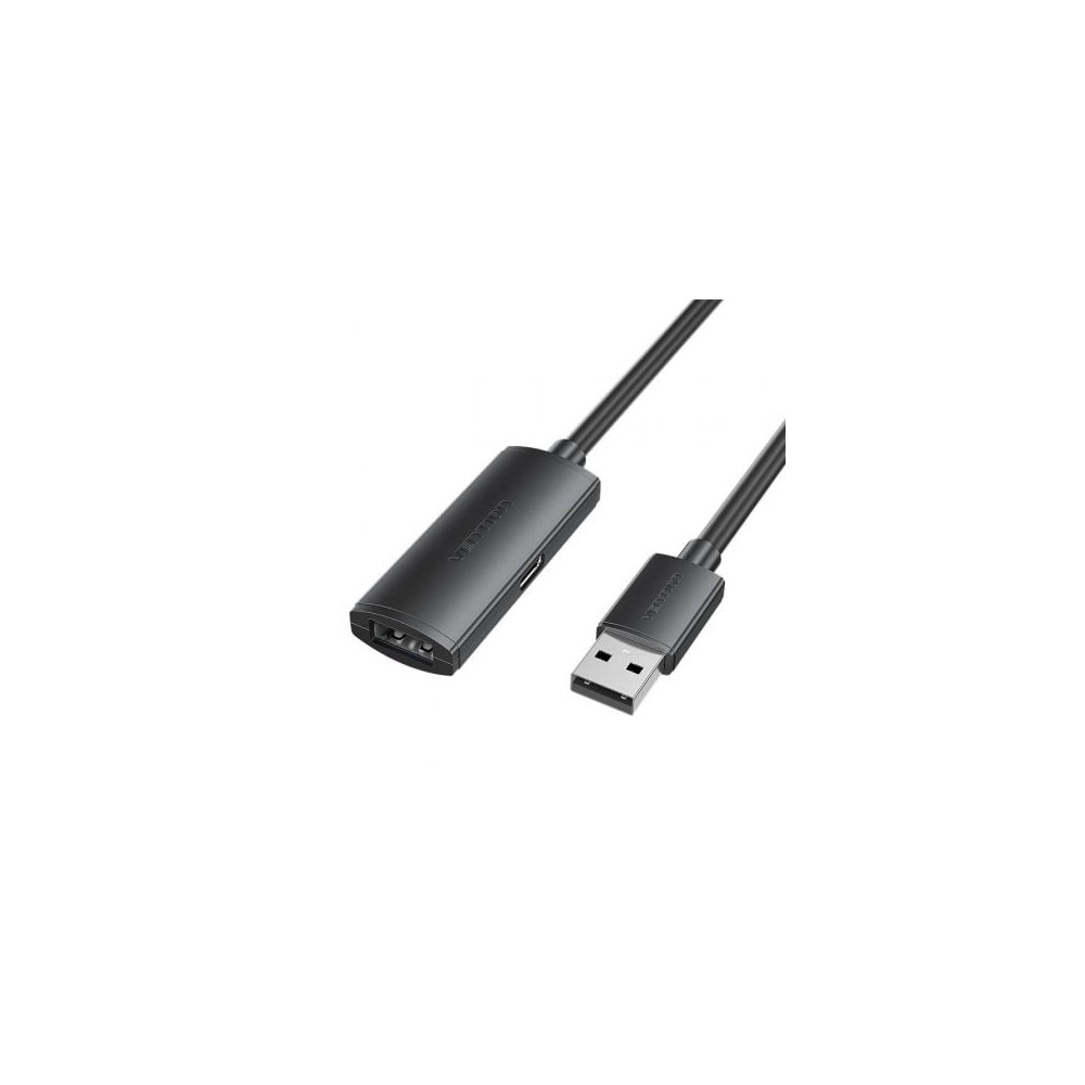 Cable Alargador USB 2.0 Vention CBKBJ/ USB Macho - USB Hembra/ 480Mbps/ 5m/ Negro | USB