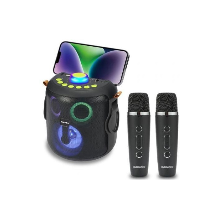 Altavoz con Bluetooth Daewoo Karaoke DW3008/ 15W/ 1.0 | Altavoces