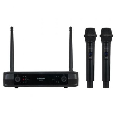 Micrófono Inalámbrico Doble Mano UHF Fonestar SONAIR-2M/ Incluye Receptor | Micrófonos