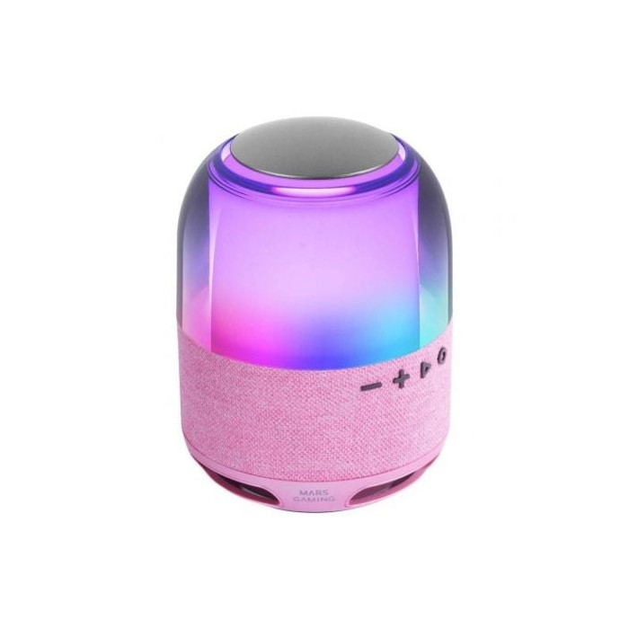 Altavoz con Bluetooth Mars Gaming MS-FLOW/ 15W/ 1.0/ Rosa | Altavoces
