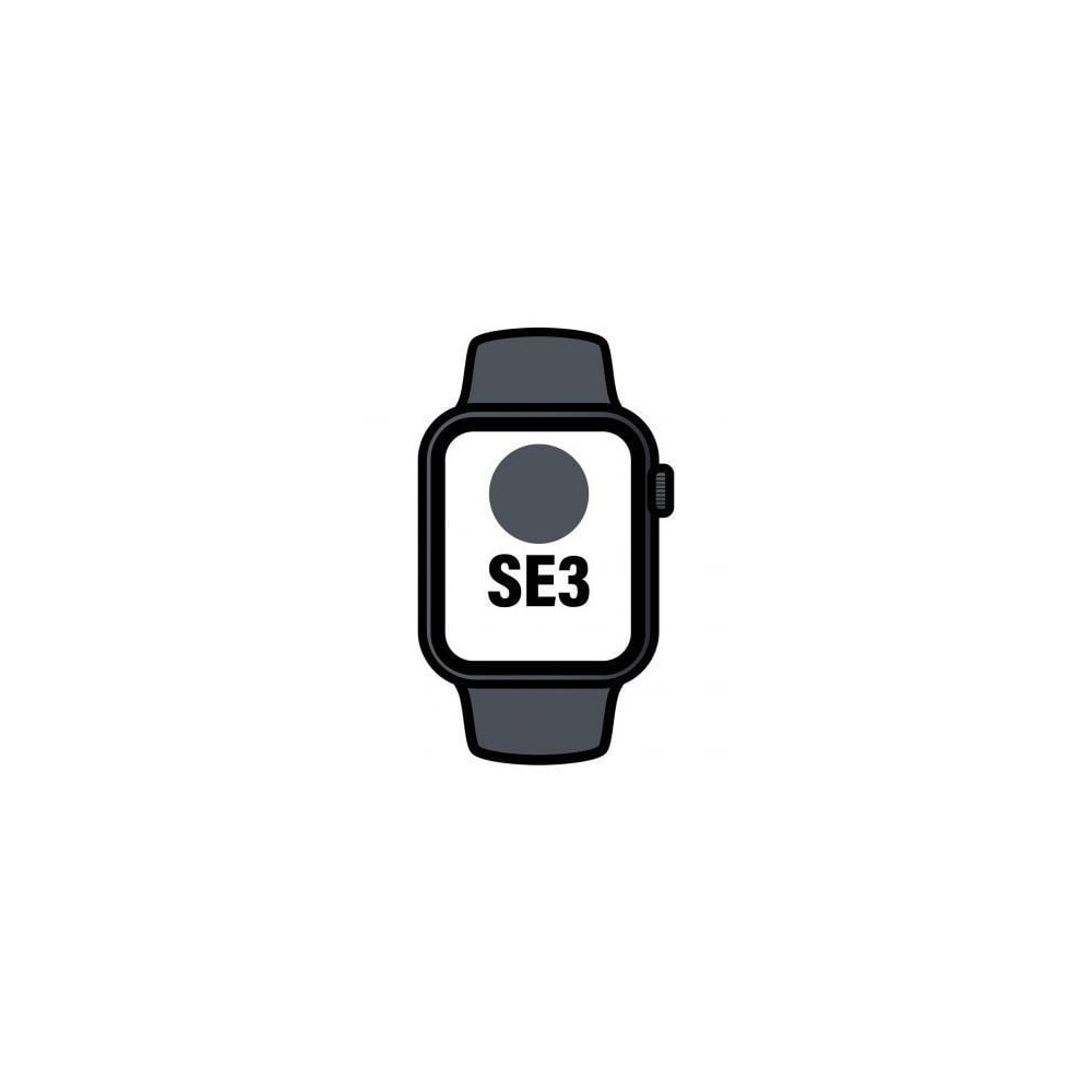 Apple Watch SE3/ GPS/ Cellular/ 40mm/ Caja de Aluminio Medianoche/ Correa Deportiva Medianoche S/M | Apple Watch