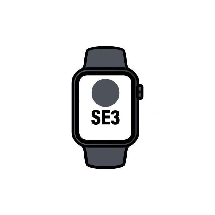 Apple Watch SE3/ GPS/ Cellular/ 40mm/ Caja de Aluminio Medianoche/ Correa Deportiva Medianoche M/L | Apple Watch