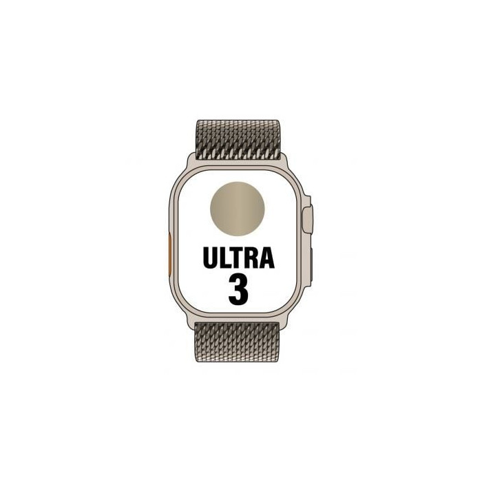 Apple Watch Ultra 3/ GPS/ Cellular/ 49mm/ Caja de Titanio Natural/ Correa Milanese M | Apple Watch
