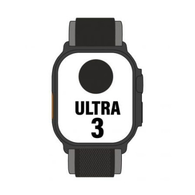 Apple Watch Ultra 3/ GPS/ Cellular/ 49mm/ Caja Titanio Negro/ Correa Trail Loop Negra M/L | Apple Watch