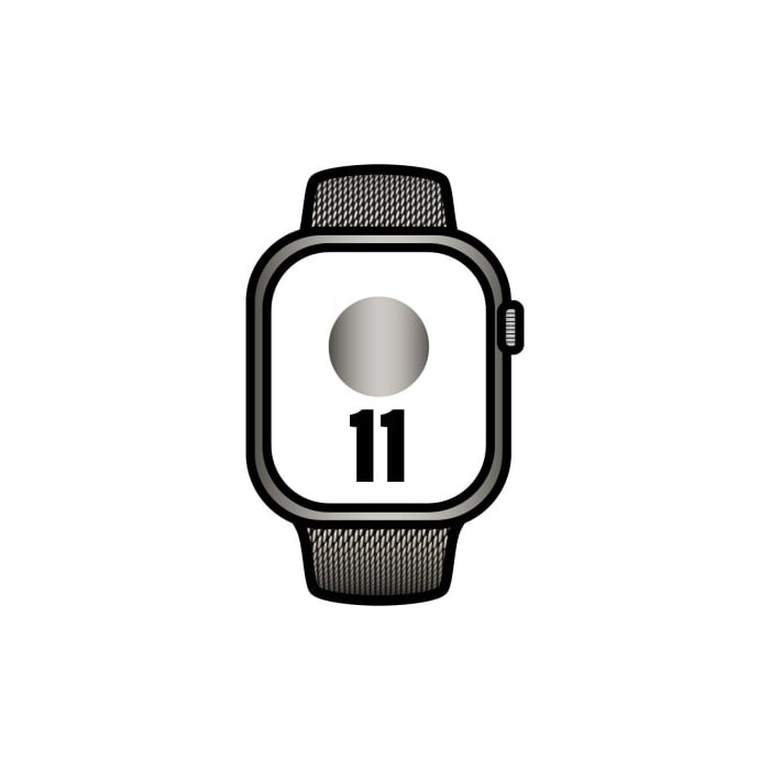 Apple Watch Series 11/ GPS / Cellular/ 46mm/ Titanio Natural/ Correa Milanese Natural S/M | Apple Watch