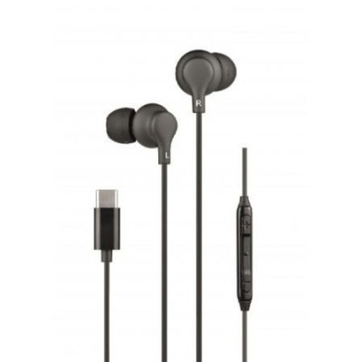 Auriculares Intrauditivos Daewoo DW2015/ con Micrófono/ USB Tipo-C/ Negros | Auriculares