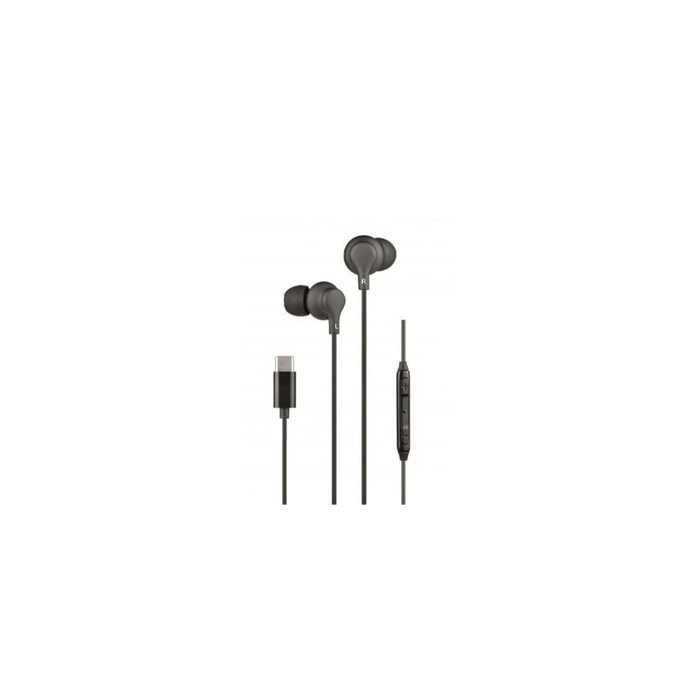 Auriculares Intrauditivos Daewoo DW2015/ con Micrófono/ USB Tipo-C/ Negros | Auriculares