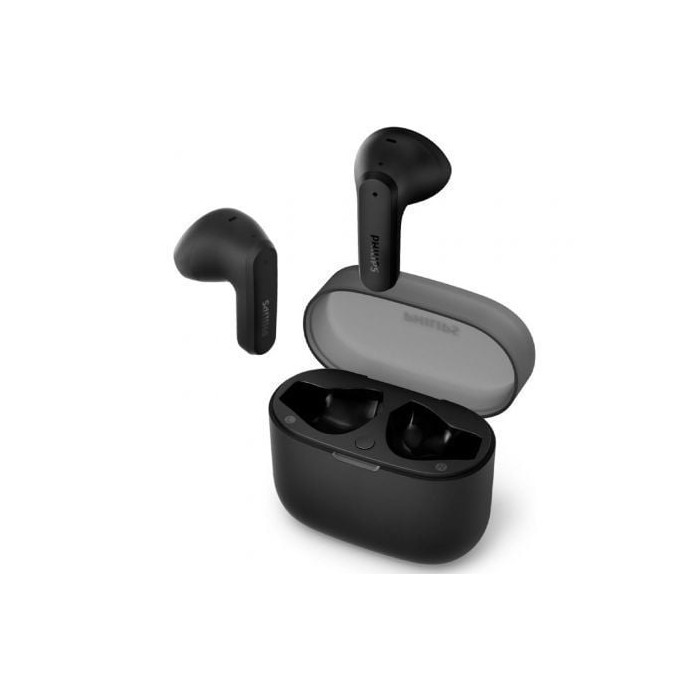 Auriculares Bluetooth Philips TAT2139BK con estuche de carga/ Autonomía 7h/ Negros | Bluetooth