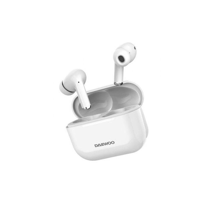 Auriculares Bluetooth Daewoo DW2002 con estuche de carga/ Autonomía 6h/ Blancos | Bluetooth
