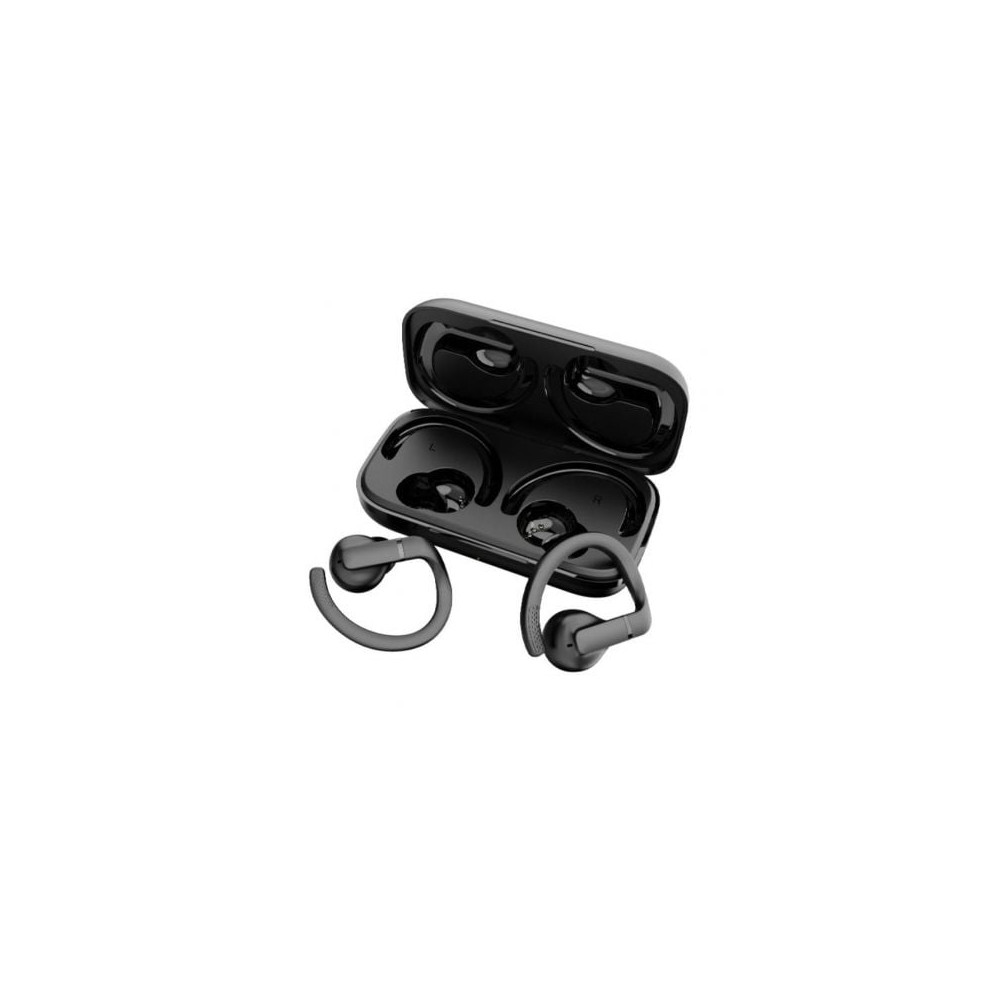 Auriculares Deportivos Bluetooth Daewoo DW2003 con estuche de carga/ Autonomía 8h/ Negros | Bluetooth