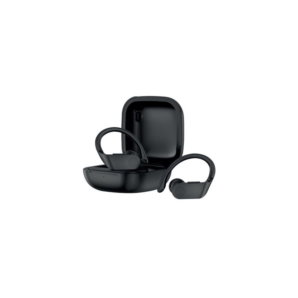 Auriculares Deportivos Bluetooth Daewoo TWS SPORT DW2012 con estuche de carga/ Autonomía 3h/ Negros | Bluetooth