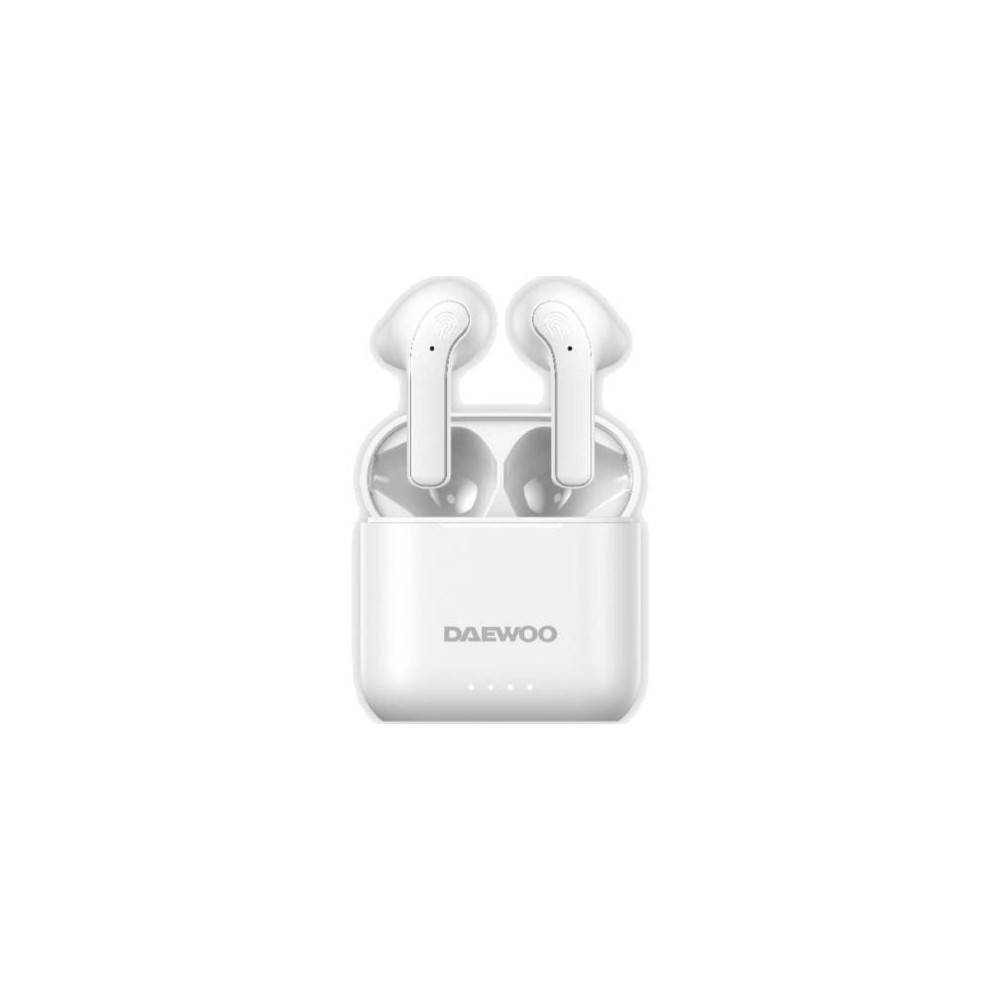 Auriculares Bluetooth Daewoo DW2021 con estuche de carga/ Autonomía 5h/ Blancos | Bluetooth