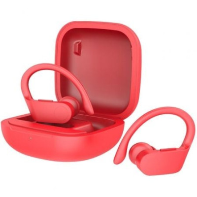 Auriculares Deportivos Bluetooth Daewoo DW2025 con estuche de carga/ Autonomía 5h/ Rojos | Bluetooth