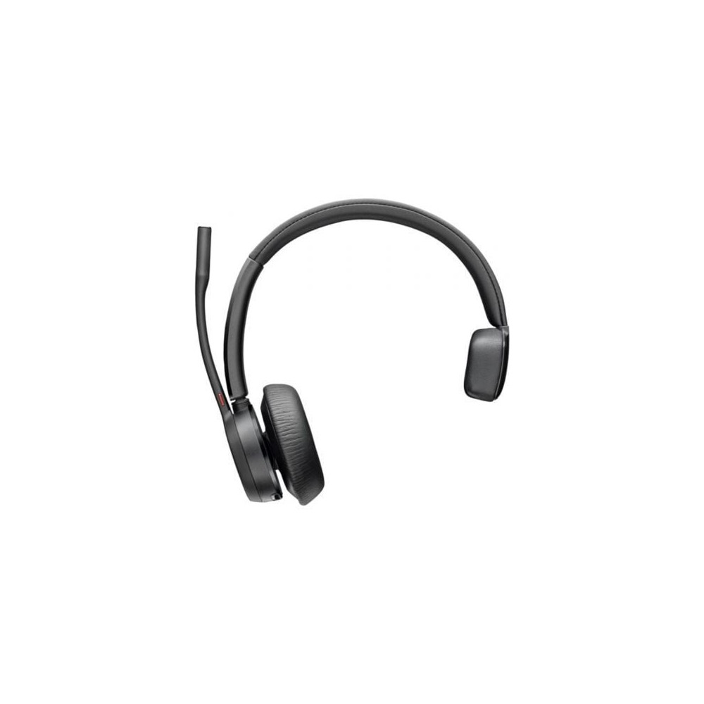 Auricular Inalámbrico Poly Voyager 4310 para Microsoft Teams + Adaptador BT700 + Base de Carga/ con Micrófono/ Bluetooth/ Negro 