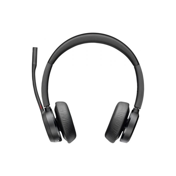 Auriculares Inalámbricos Poly Voyager 4320 para Microsoft Teams + Adaptador BT700/ con Micrófono/ Bluetooth/ Negros | Auriculare
