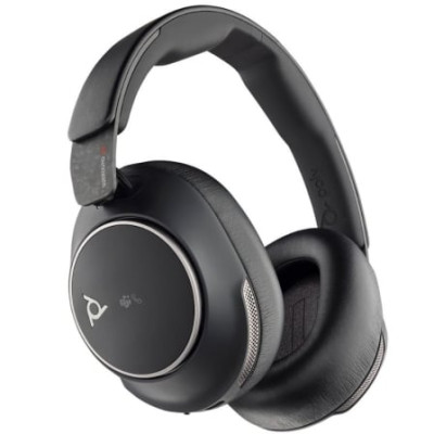 Auriculares Inalámbricos Poly Voyager Surround 80 UC USB Tipo-C + Adaptador USB-C/A/ con Micrófono/ Bluetooth/ Negros | Auricula