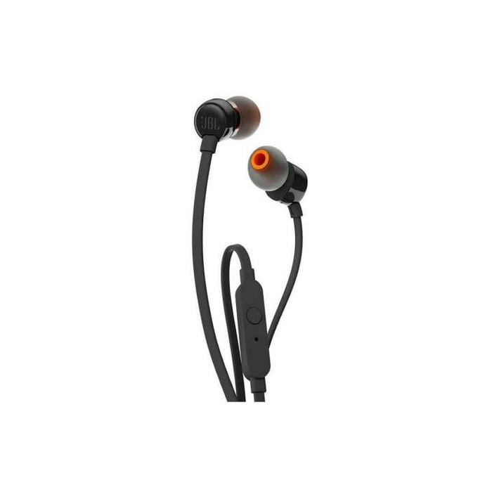 Auriculares Intrauditivos JBL Tune 110/ con Micrófono/ Jack 3.5/ Negros | Auriculares