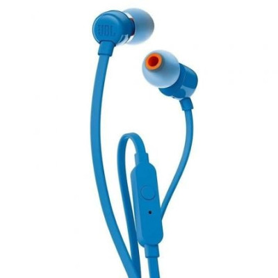 Auriculares Intrauditivos JBL Tune 110/ con Micrófono/ Jack 3.5/ Azules | Auriculares