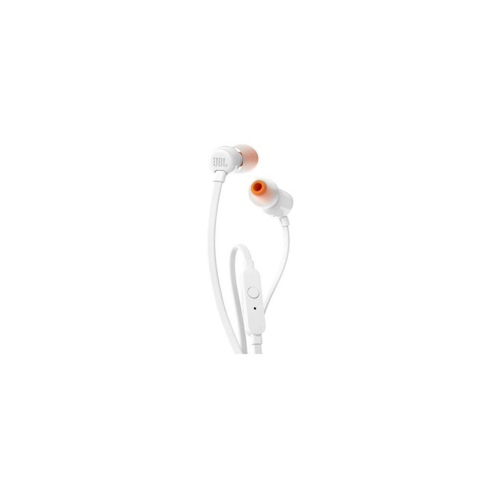 Auriculares Intrauditivos JBL Tune 110/ con Micrófono/ Jack 3.5/ Blancos | Auriculares