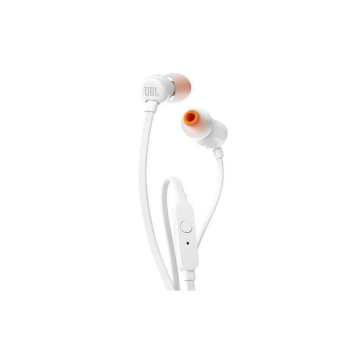Auriculares Intrauditivos JBL Tune 110/ con Micrófono/ Jack 3.5/ Blancos | Auriculares