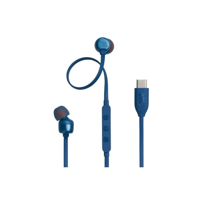 Auriculares Intrauditivos JBL Tune 310C/ con Micrófono/ Azules | Auriculares