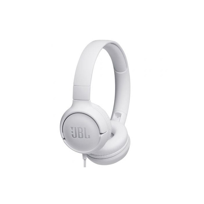 Auriculares JBL Tune 500/ con Micrófono/ Jack 3.5/ Blancos | Auriculares